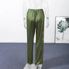 Loose Fit Lace Pants Women's Elastic High Waist Lounge Trousers Spring Lady Bohemian Casual Bottoms