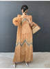 Vintage Chic Printting Straight Pleated Women's Dress Hand-Cranked Floral Long Dresses Spring Clothing 2DB6498