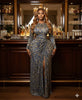 Women Mesh See Through Print Ruched Stacked Long Maxi Dress Spring Sexy Evening Party Vacation Dresses Vestidos