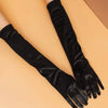 Women Multicolor 55CM Long Satin Ceremonial Gloves Elegant Retro Party Prom Cosplay Bridal Wedding Dress Accessories