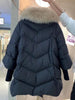 Female Loose Outerwear Down Jacket Overcoat Women Winter Coat 90% White Duck Down Jacket With Big Woolen Collar Coat