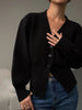 Autumn Sweater Cardigan Coat Women Korean Casual Elegant Long Sleeve Knitted Tops Knitwear Outwear Pull Femme