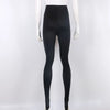 Black Sexy Leggings Women's Pants Solid Commute Wrap Skinny Autumn High Waist Trousers Patchwork Female Pants
