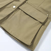 Women's Jacket Slim Fit Stand Collar Tailored Epaulets Flap Pockets Single Breasted Button Down Blazer Coat Spring Outwear