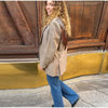 Women Chic Blazer Coat With Spliced Paisley Tassel Shawl Shoulder Pad Lapel Jacket Vintage Casual Autumn Lady Outfits