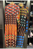 Color-blocking Printed Round Neck Pullover Women's Dress Casual Long Sleeve Mid-length Dresses 2DB4686