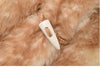 Autumn Winter Thick Warm Sweet Cute Lace Patchwork Faux Fur Coat Hoodie Women with Deer Ears Horn Buttons Fluffy Jacket