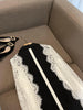 High Street Designer Jacket Women's Stylish Color Block Lace Patchwork Blazer