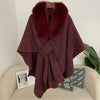 Spring Lanket Scarf Female Real Fur Coat Women Cloak Poncho Winter Warm Shawl Designer Thickening BPashmina Cape Stole Fur Coats