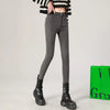 Women's Slim Skinny Jeans Comfortable Stretch Casual Solid Colours Pencil Pants Female Black Denim Trousers