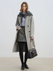 Stylish Women's Petite Wool Overcoat with Suit Lapel Winter 100% Wool Coats Suit Collar Long Winter Coat