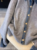 High-Quality Korean Denim Shirt Collar Stitching Fake Two-piece Sweater Women Cardigan Chic Knitted Coat Female Tops