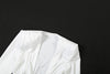Waistless Elegant Dress Women Classic Full Sleeve Padded Bra Deep V-Neck Metal Buckle Hipster Simple Skinny Vestidos