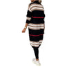 Print Long Cardigan For Women Autumn Winter Clothes Knit Loose Outerwear Soft Sweater Coat Streetwear Cover Up