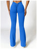 High Waist Flare Leggings Yoga Pants Women Wide Leg Pants Women Gym Workout Fitness Sports Flared Pants Latin Dance Trousers