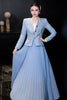 Ladies Suit Set Festival Outfit for Woman Autumn Winter Sequin Tweed Jacket Skirt 2 Piece Matching Set Dress