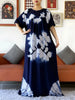 Party Dress Tie-dry Printed Cotton Women Boho Maxi Dress Casual Holiday Party Dresses Indie Folk African Vestidos