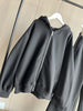 Fall/Winter women's casual sports oversized zipper hoodie wide leg mop sweatpants set 4174842