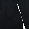 Stand Collar Long Sleeve Women Blazer Dress White Single Breasted Shoulder Pads Dress Winter Skinny Elegant Blazer Dress