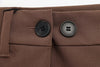 Spring Office Lady Elegant Brown Women Suit Casual Sashes Oversized Shrug Blazer Chic Zipper Long Pant