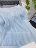 V-Neck Temperament Small Fragrant Wind Women Loose Sweater Sweater All Sweater Coat Special Offer Cardigan