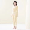 Winter Women Thermal Underwear Seamless Comfortable Double-layer Thermal Underwear Ultra-thin Autumn Clothes Pants Base Set