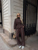 Women Black Track Suit Jacket Two Piece Suit Zip Up Cinch Waist Coat Wide Leg Pants Lady Autumn Street Matching Set