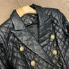 Black Elegant Suit Jacket Ladies Casual Double Breasted Women's Blazer Office Work Casual Female Outerwear