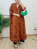 Pleated Lace-up Trench For Women Spring Loose Solid Color Diamonds Mid-length Windbreaker Female 17G2334