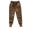 Autumn Winter Cotton Trousers Women's Snow Waterproof Warm Pants Winter Drawstring Thicken Casual Harem Pants