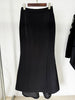 High Street Women's Diamonds Rhinestone Beaded Blazer Mermaid Long Skirt