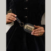 Elegant Black Women's Jacket Stand Collar Hollow Out Full Sleeve Waist-Closed Lady Coats Spring Chic Female Streetwear