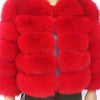Woman Real Fox Fur Shawl Vest Jacket Fluffy Fur Cape Natural Fur Poncho Fur Lady Scarf Wrap Coat Shawl Wedding Party Clothing