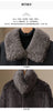 Double-sided Wear Rabbit Fur Coat Women's Winter X-long Parkas Thicken Warm Wool-neck Overcoat Female Streetwear Outerwear