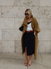 Lady Oversized Long Trench Women Coat Stand Collar Single Breasted Loose Wide Sleeve Casual Coats Autumn Winter Chic Jackets