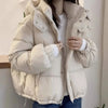 Parkas Women's Jacket Korean Autumn Winter Loose Hooded Thicken Warm Short Down Cotton Padded Coats Female Tops