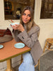 Spring Solid Stand Collar Blazer Jacket For Women Elegant Long Sleeve Suit Coats Female High Street Chic Ol Outerwear