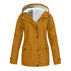Thicken Women Winter Jacket Coat Fleece Hooded Press Button Zipper Outerwear Mid Length Parka Warm Down Jacket