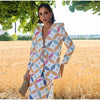 Vintage Printed Blazer Jacket Women's Pants Sets Shoulder Pads V Neck Lace Up Full Sleeve Jackets Wide Leg Pant Lady Outfit