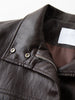Korean Style Relaxed Motorcycle Leather Jacket Spring Casual Short Jacket for Women Sweet Cool Retro Solid