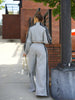 Active Women's Set Long Sleeve Striped Sweatshirt+Straight Pants Fall Street Two 2 Piece Sets Outfits Sportwear