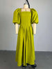 Women Long Lantern Sleeve Square Collar Big Swing Long Maxi Dress Fall Birthday Sexy Party Evening Dresses Vestidos