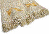 Women's Stand Collar Beaded Tassel Tweed Jacket Elastic Waist Mesh Skirt Two-Piece Set Autumn Collection