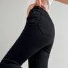 Women Flare Jeans Winter Streetwear Y2K Straight Pants Ankle Length Denim Jeans Girls Party Casual Retro Blue Trousers