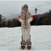 Printed Hooded Puffer Coat Suspender Ski Pants Zip‑Up Slim Fit Winter Women Snow Outfit Warm Lady Two‑Piece Ski Set