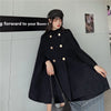 Autumn Winter Plus Size Women Coat Woolen Cloth Cloak Loose Overcoat Female Manteau Femme Hiver Oversize