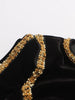 Solid Spliced Sequins Temperament Dresses for Women O Neck Long Sleeves Patchwork Bead Split Dress Female
