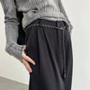 Korean White Suit Pants Women Casual Loose High Waisted Wide Leg Pants Ladies Simple All-Match Office Straight Trousers