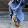 Women's Short Set Lapel Collar Fitted Cinched Waist Blazer Jacket Mini Solid Straight Skirt Elegant Suit Party Office Set Ladies