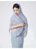 Pleated Shawl Coat For Women Slash Neck Solid Color Headcloth Scarf Versatile Coats Spring 2Z2603